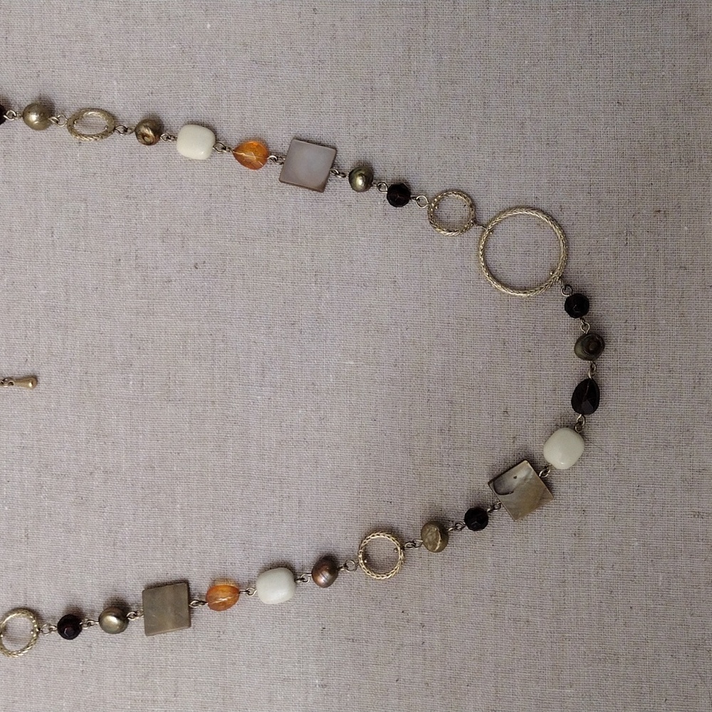 Lia Sofia long strand necklace.